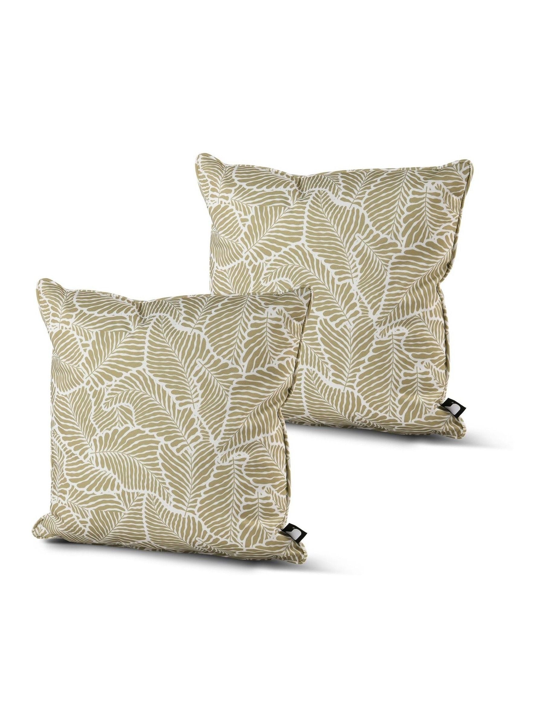 Extreme Lounging outdoor cushion set green leaf pistache 43cm - British product