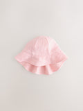 Light pink baby summer hat, imported from the UK