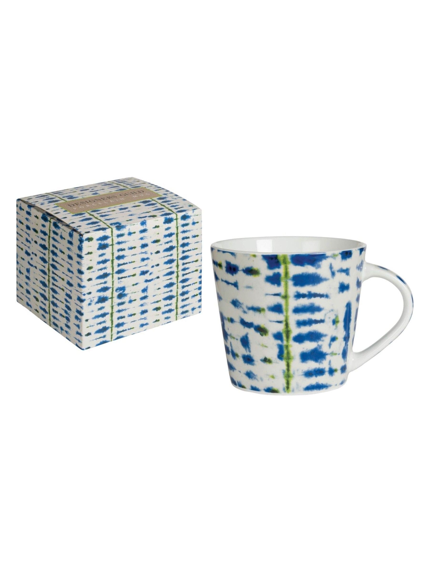 Designers Guild indigo Suzuri mug set of 4 porcelain (British brand)