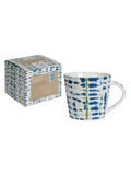 Designers Guild indigo Suzuri mug set of 4 porcelain (British brand)