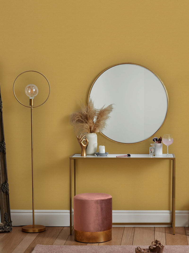 Graham & Brown Saffron Envy Stitch Please 10M Wallpaper
