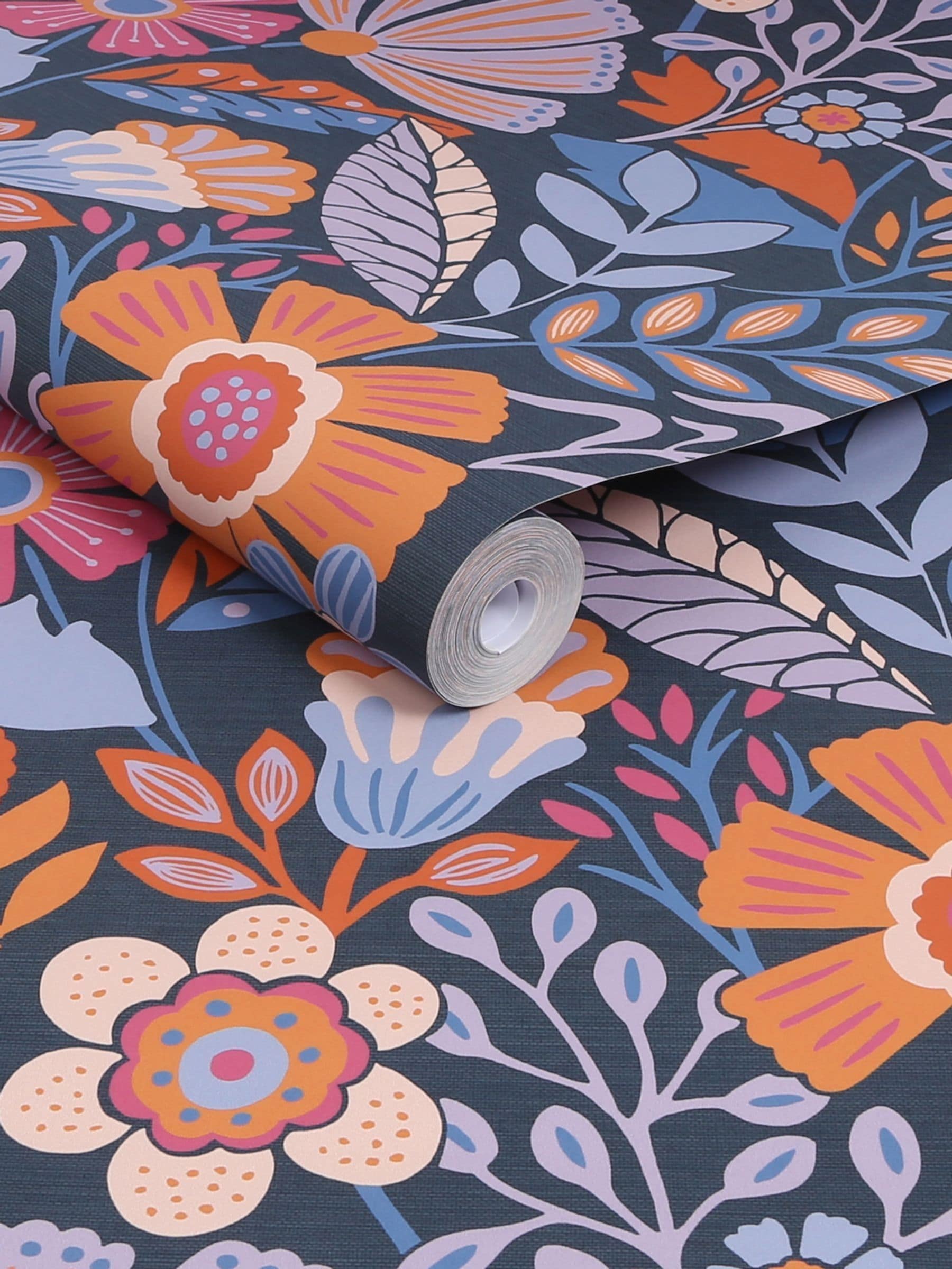 Graham & Brown Oopsy Daisy wallpaper floral pattern, imported from the UK