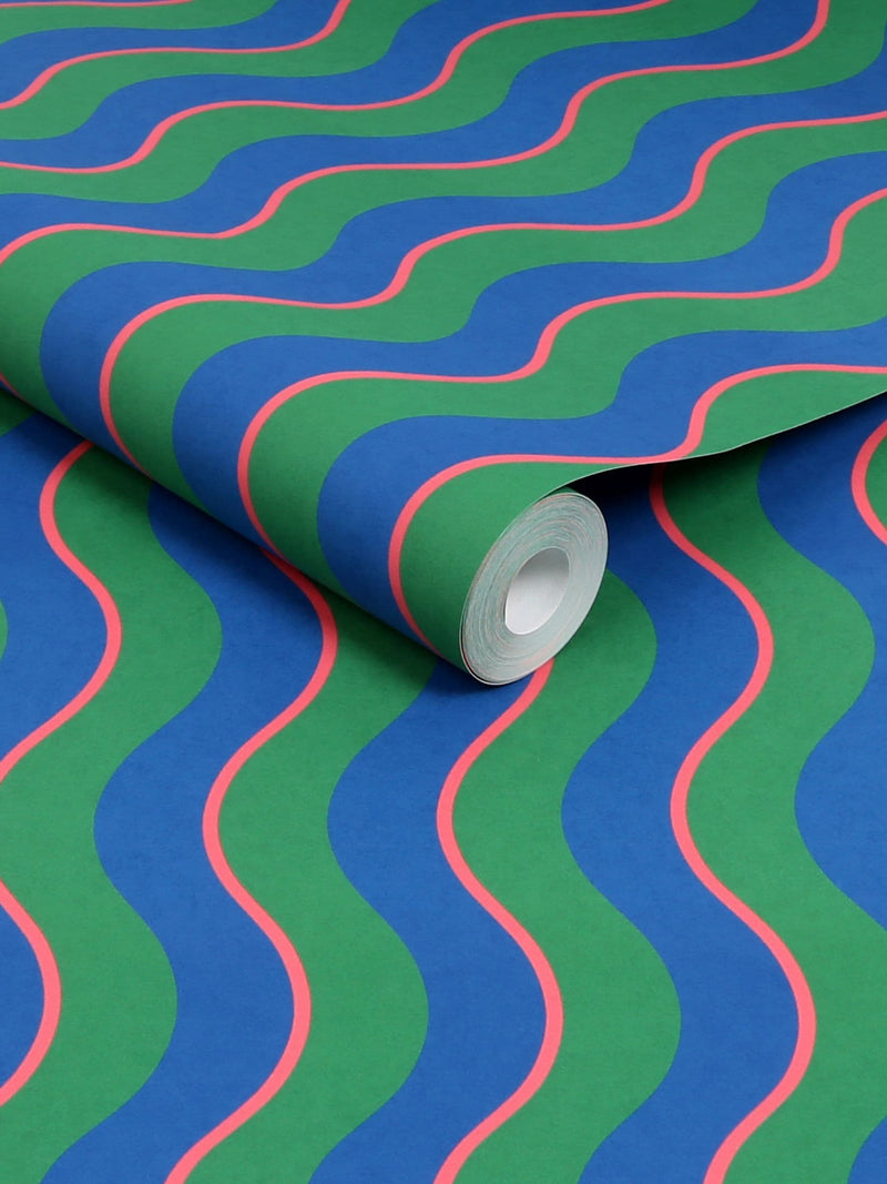 Graham & Brown Making Waves Neon Nights wallpaper roll, UK version