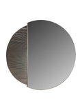Libra Interiors Black Belvedere wall mirror 90cm - British product