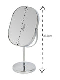 Nikon Showerdrape Chrome 3x Magnifying Oval Vanity Mirror (British brand)