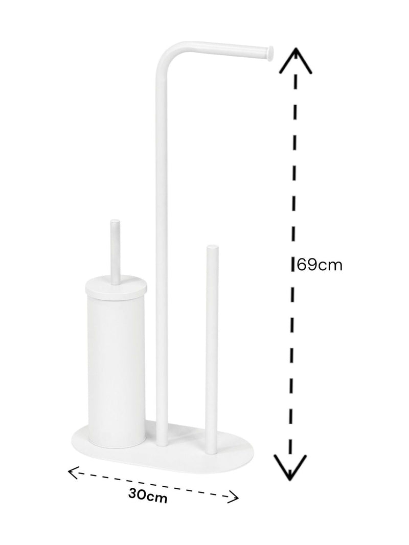 White Aspen toilet set size ONE (British brand)