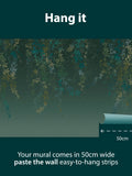 Clarissa Hulse Moss A4 Sample Virginia Creeper Mural