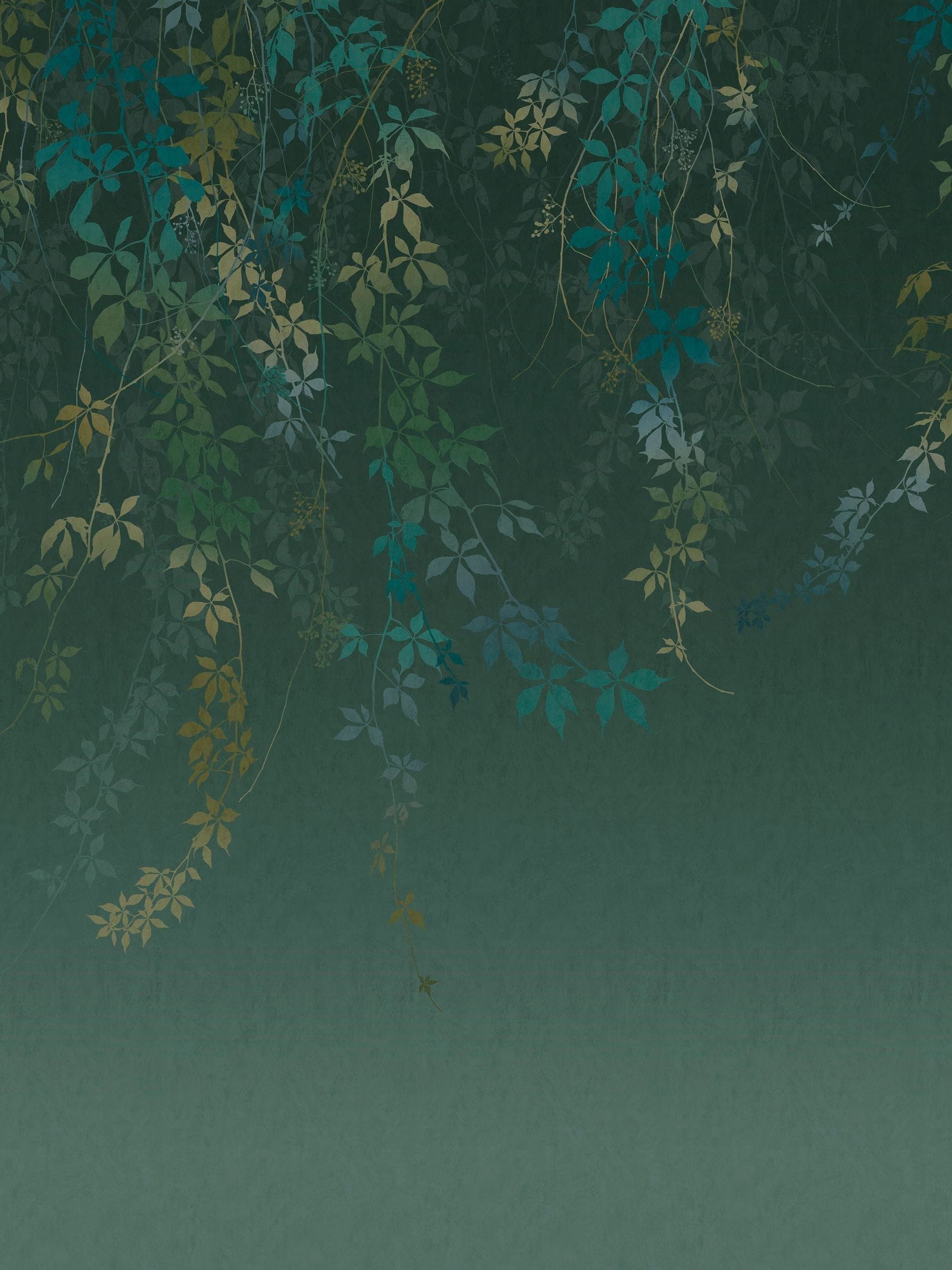 Clarissa Hulse Moss A4 Sample Virginia Creeper Mural