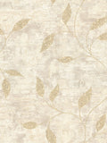 Graham & Brown cream ornamental wallpaper sample, imported from the UK