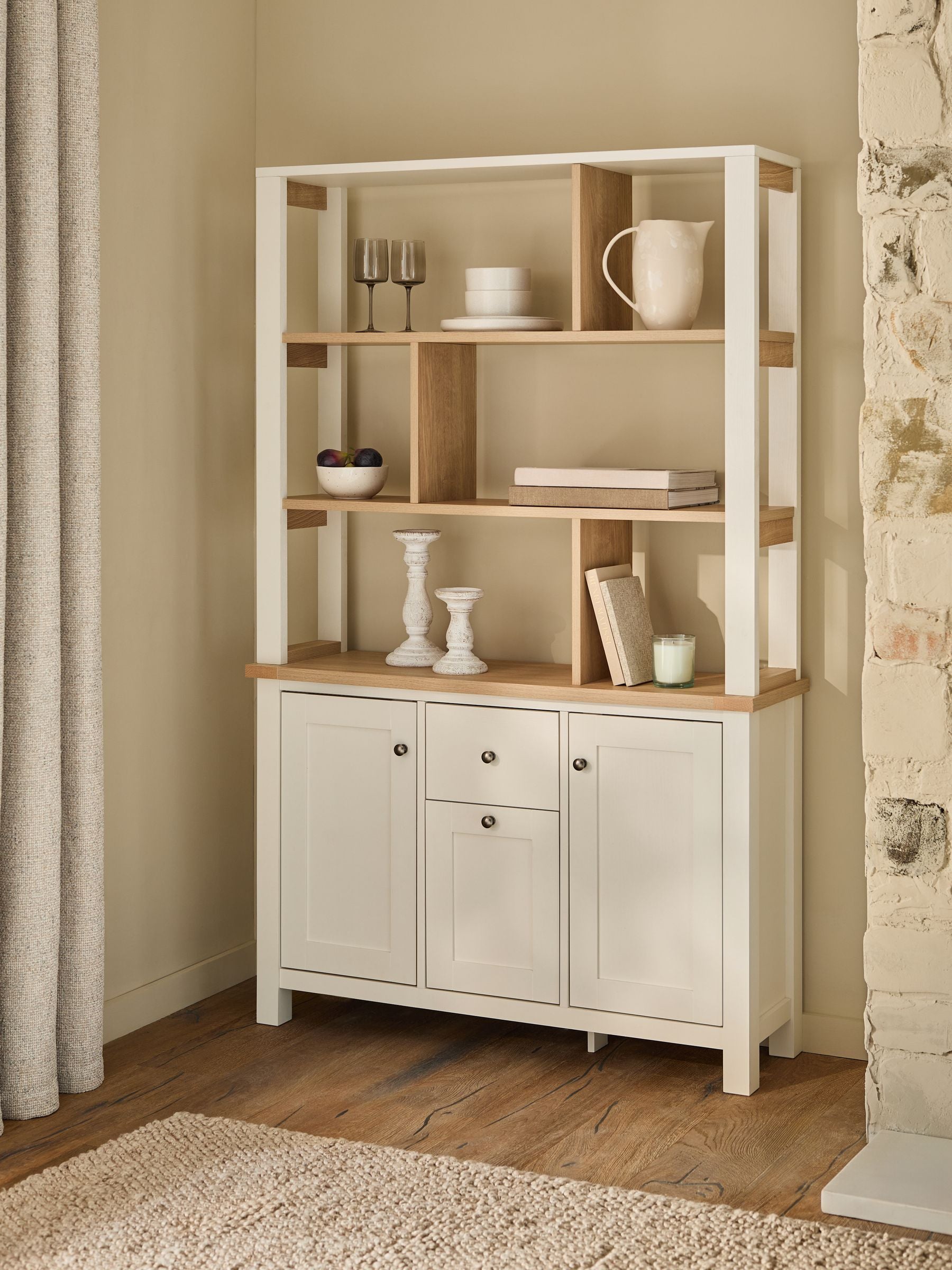 Cream Malvern Wide Shelf
