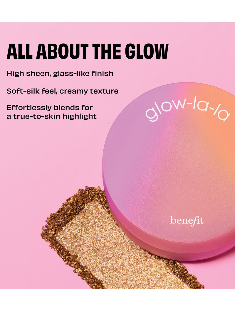 Benefit Glow-la-la powder highlighter (British brand)