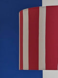 Houseof small stripe ceiling shade in pink and orange, UK version