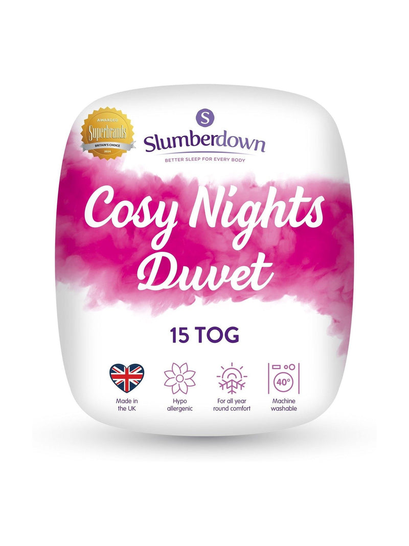 Slumberdown Cosy Nights 15 Tog Duvet (British brand)