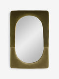 MADE.COM green Selene velvet mirror, UK version