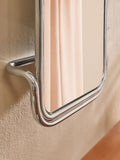 MADE.COM Silver Piper mirror with stainless steel finish (British brand)