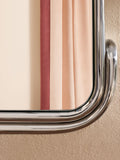 MADE.COM Silver Piper mirror with stainless steel finish (British brand)