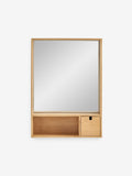 MADE.COM Oak Penn Mirror 70cm x 50cm - British product