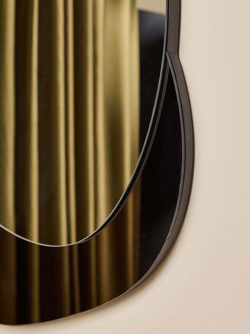 MADE.COM Brown Nysa mirror with layered glass, UK version
