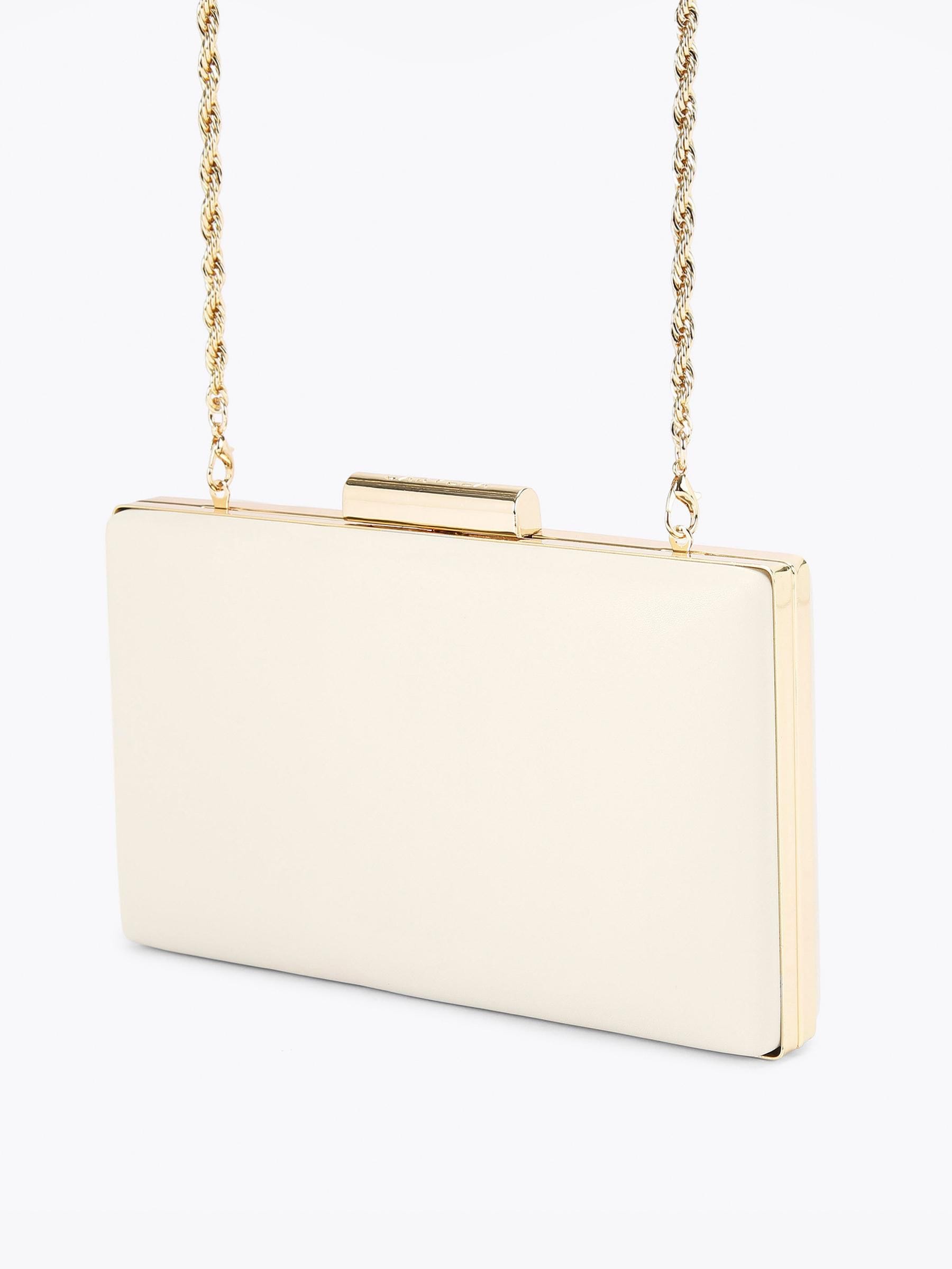 Carvela Cream Aintree Clutch Bag