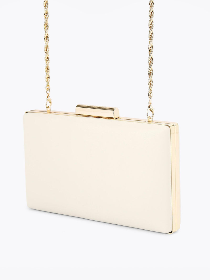 Carvela Cream Aintree Clutch Bag