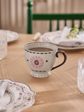 Nina Campbell pink primrose footed mug (British brand)