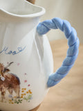 Hamish the Highland cow ceramic jug vase 18cm, UK version