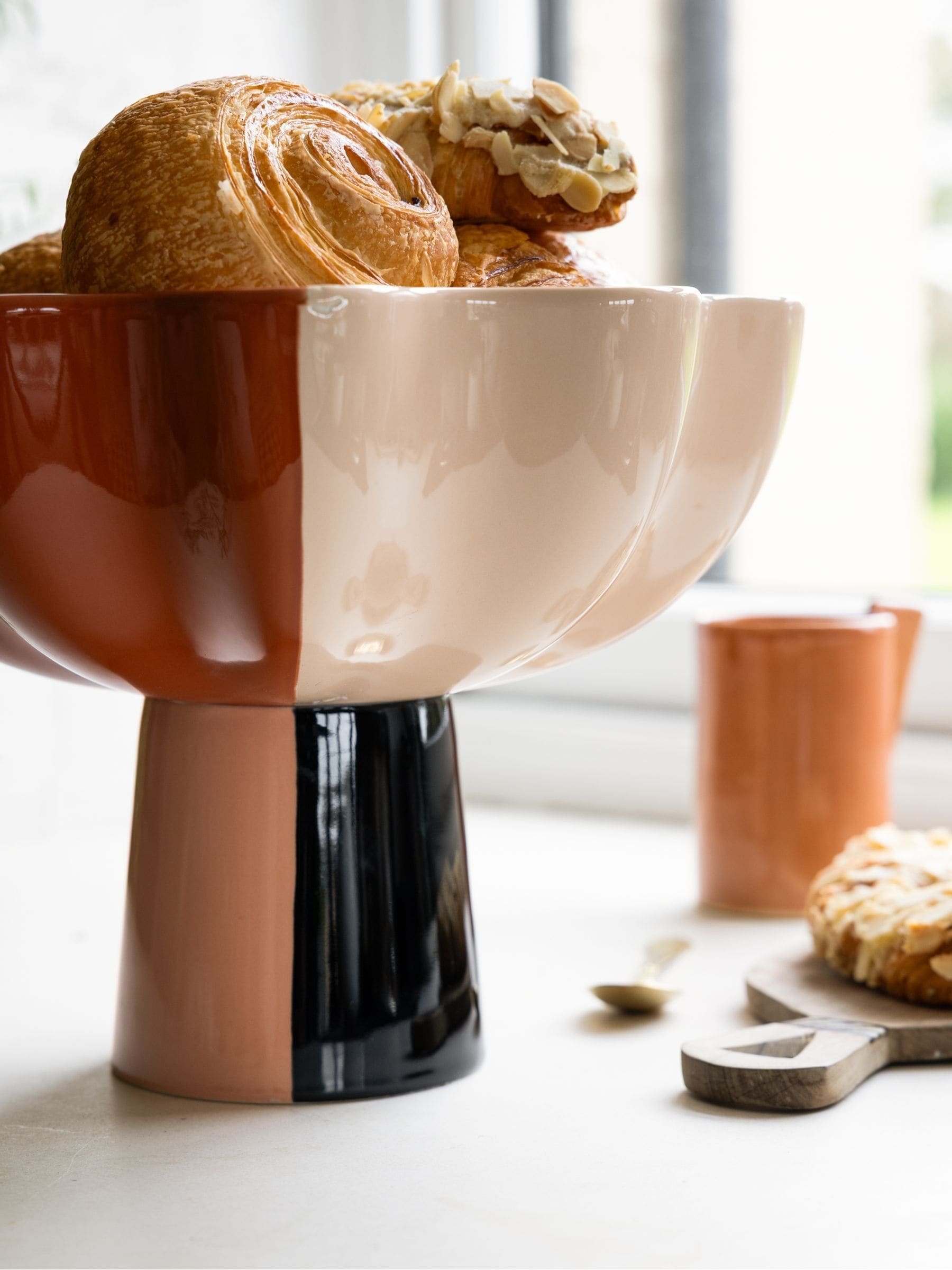 Rockett St George Multi Floral Footed Bowl (British brand)