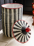 Rockett St George striped laundry basket circus style (British brand)