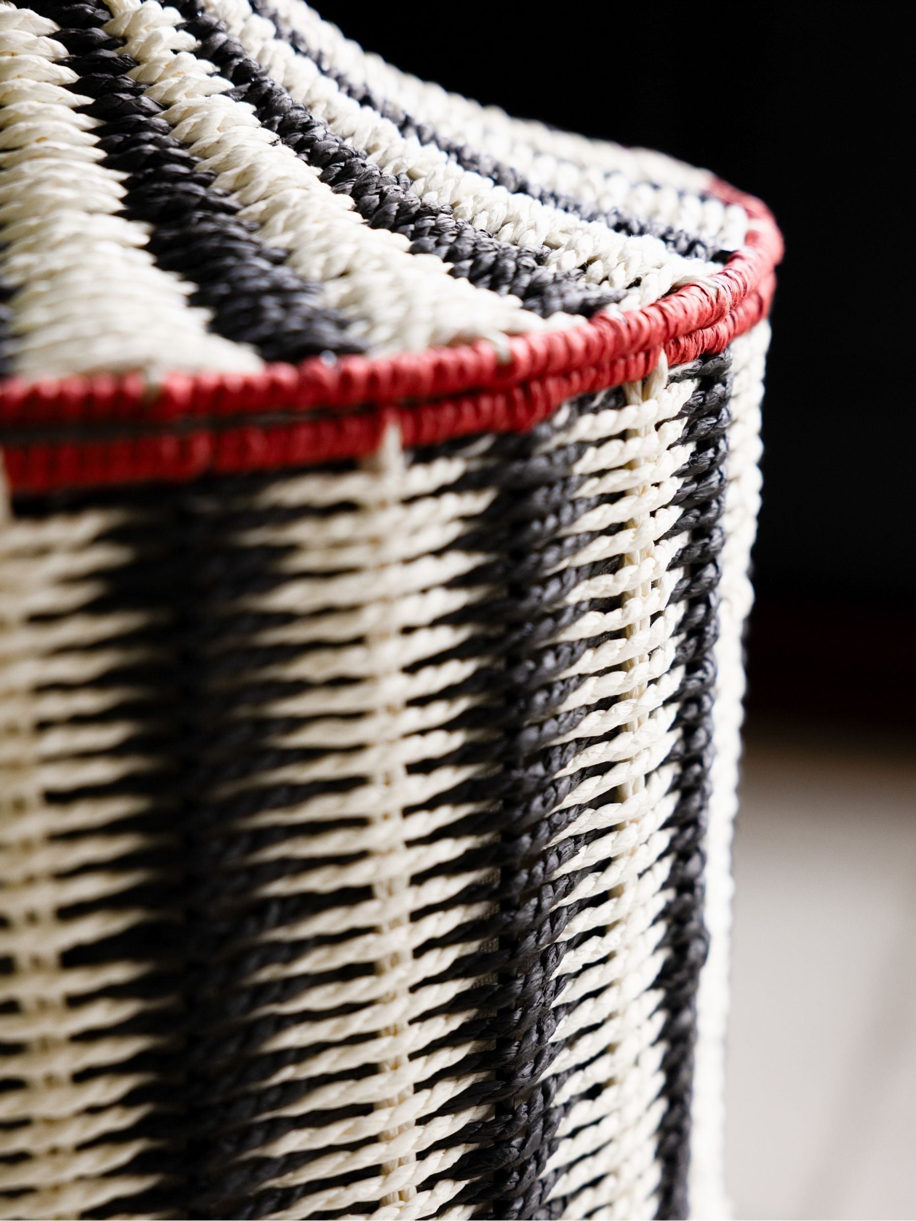Rockett St George striped laundry basket circus style (British brand)