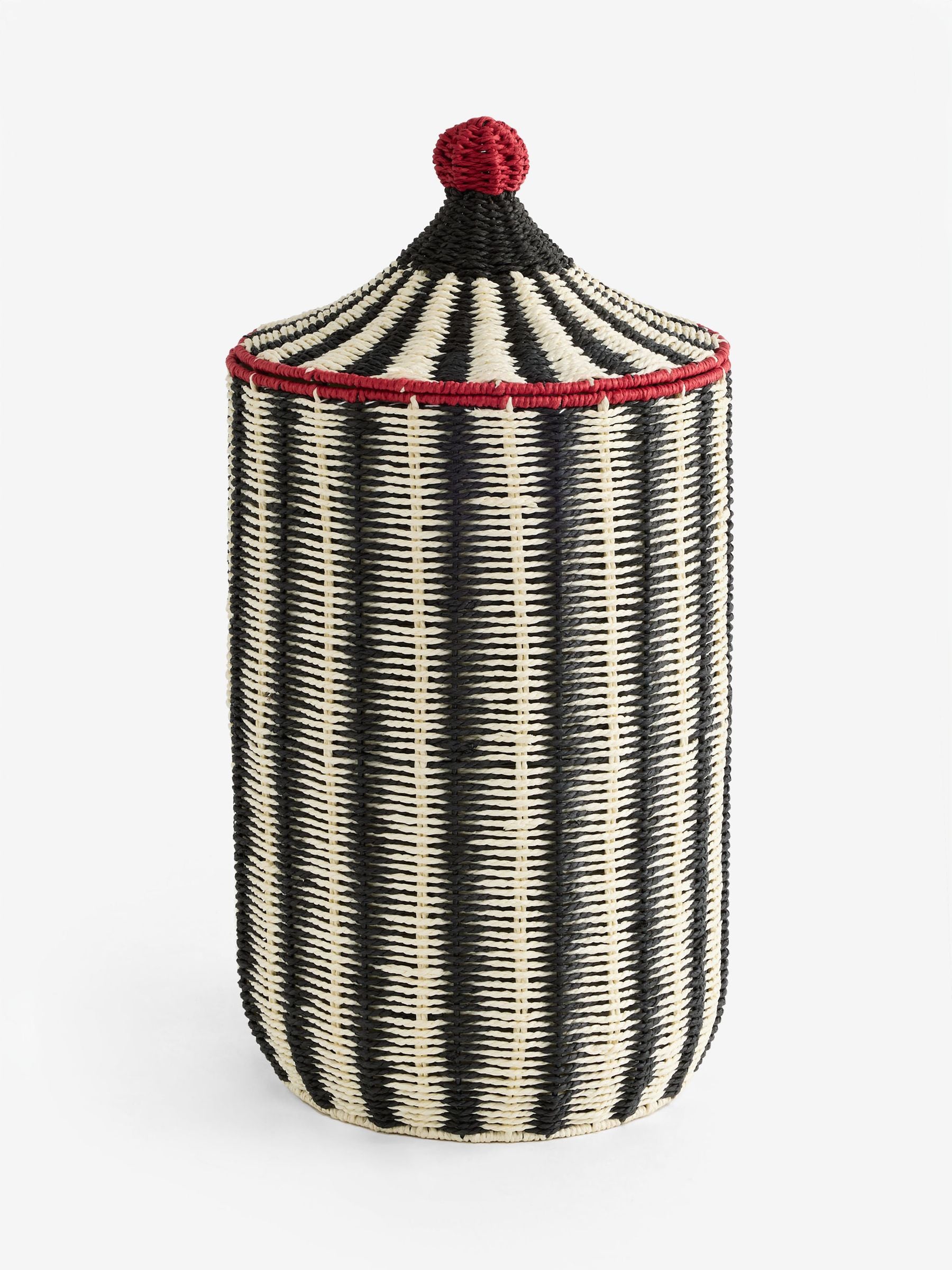Rockett St George striped laundry basket circus style (British brand)