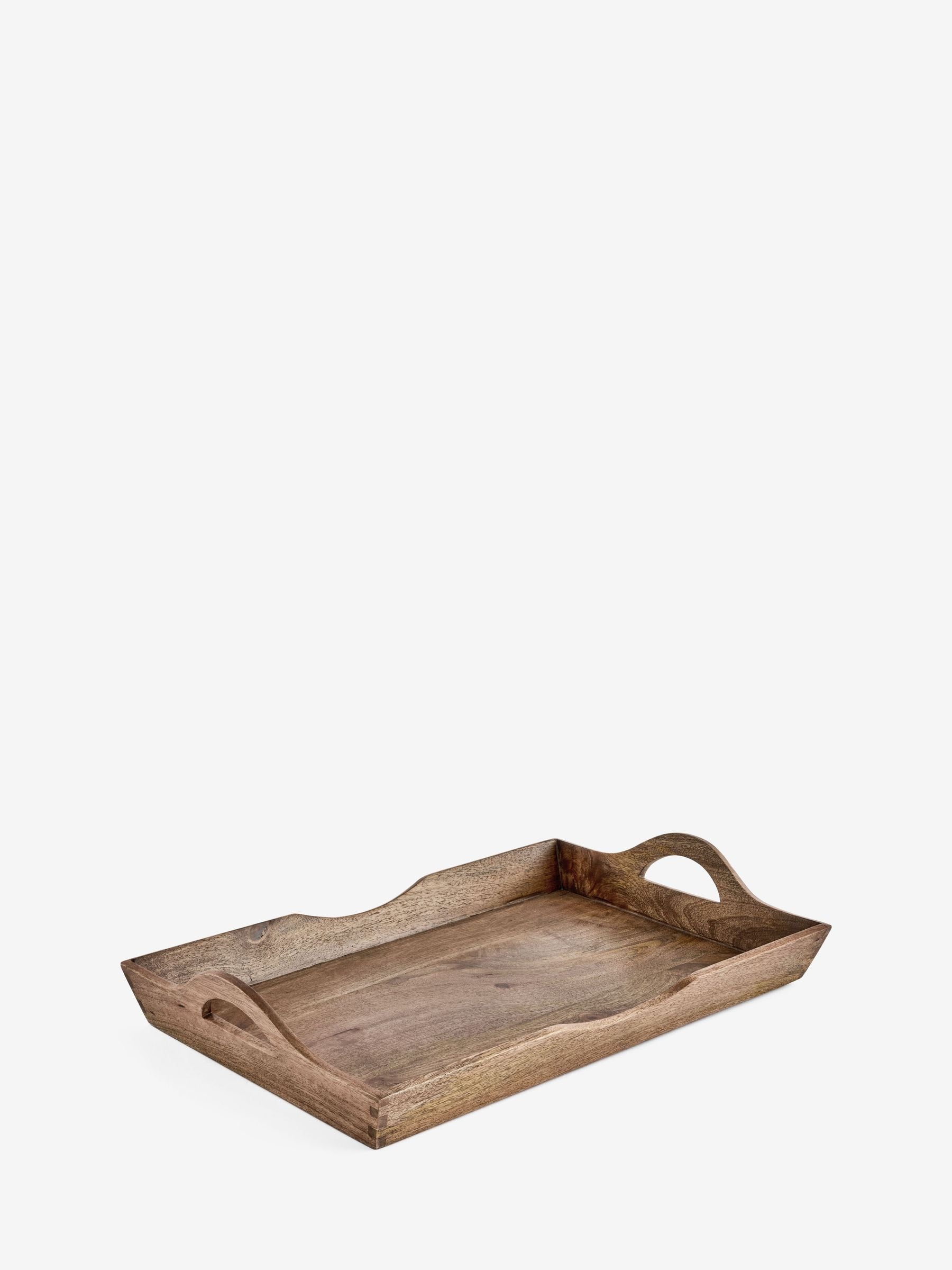 Wooden tray Albury brown 60cm, imported from the UK