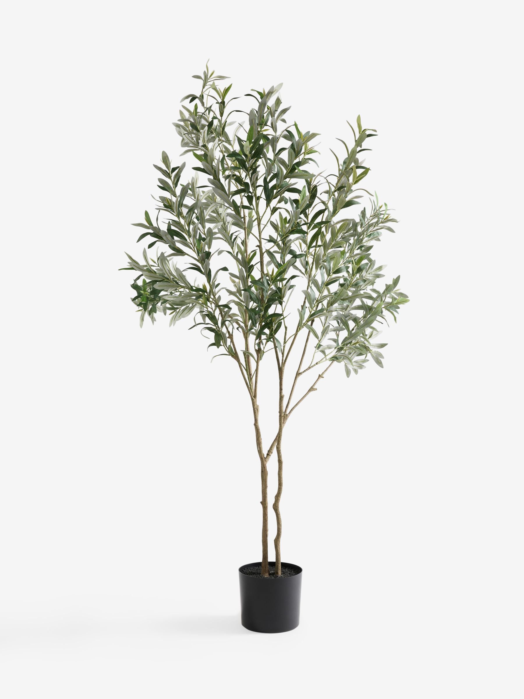 6ft artificial olive tree with realistic green foliage, imported from the UK