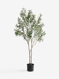 6ft artificial olive tree with realistic green foliage, imported from the UK