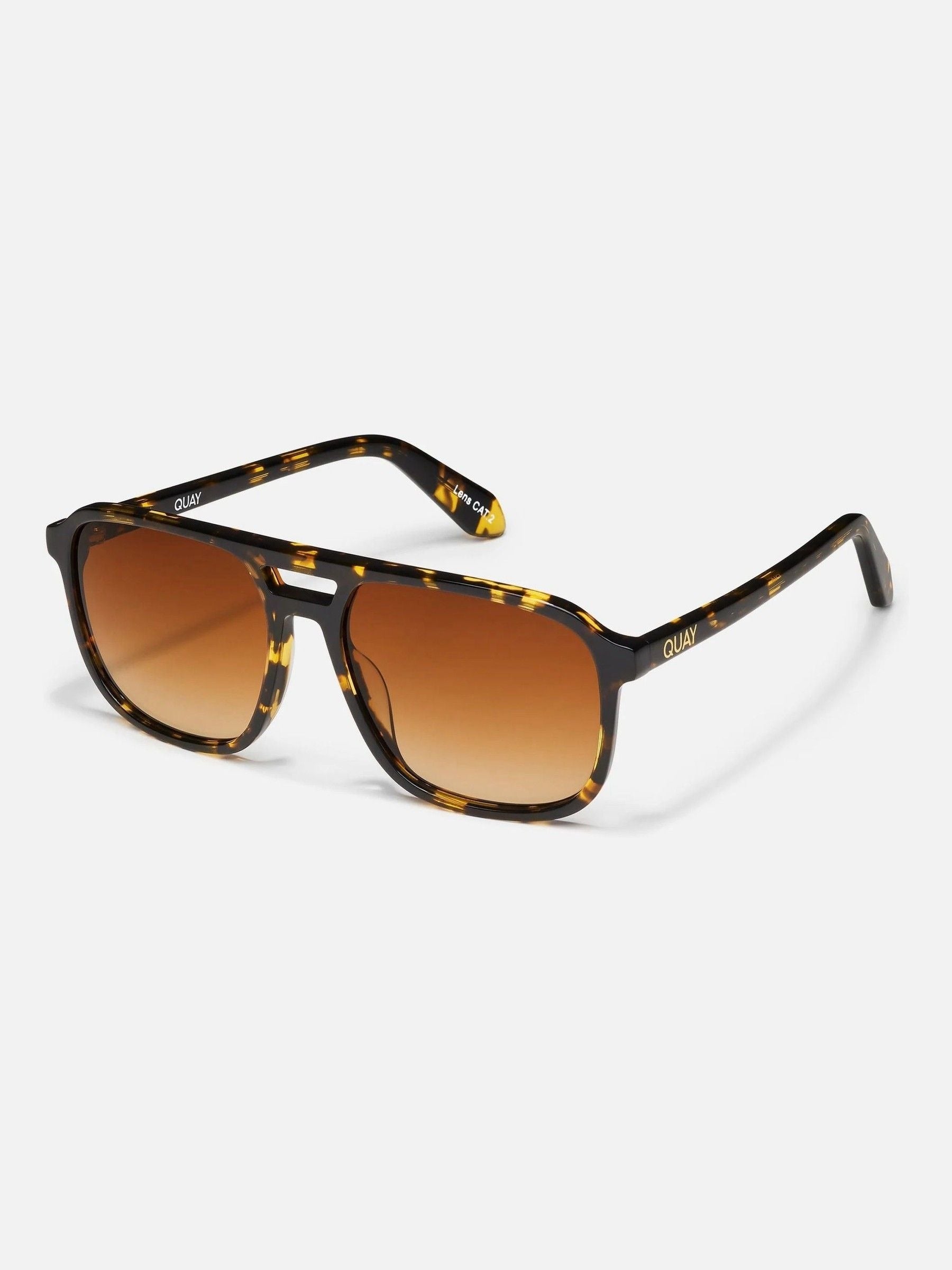 QUAY Brown On The Fly sunglasses, imported from the UK