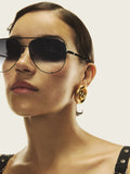 QUAY Black High Key sunglasses oversized lens - British product