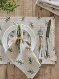 Sophie Allport Natural Linen Olive placemats set of 2 (British brand)