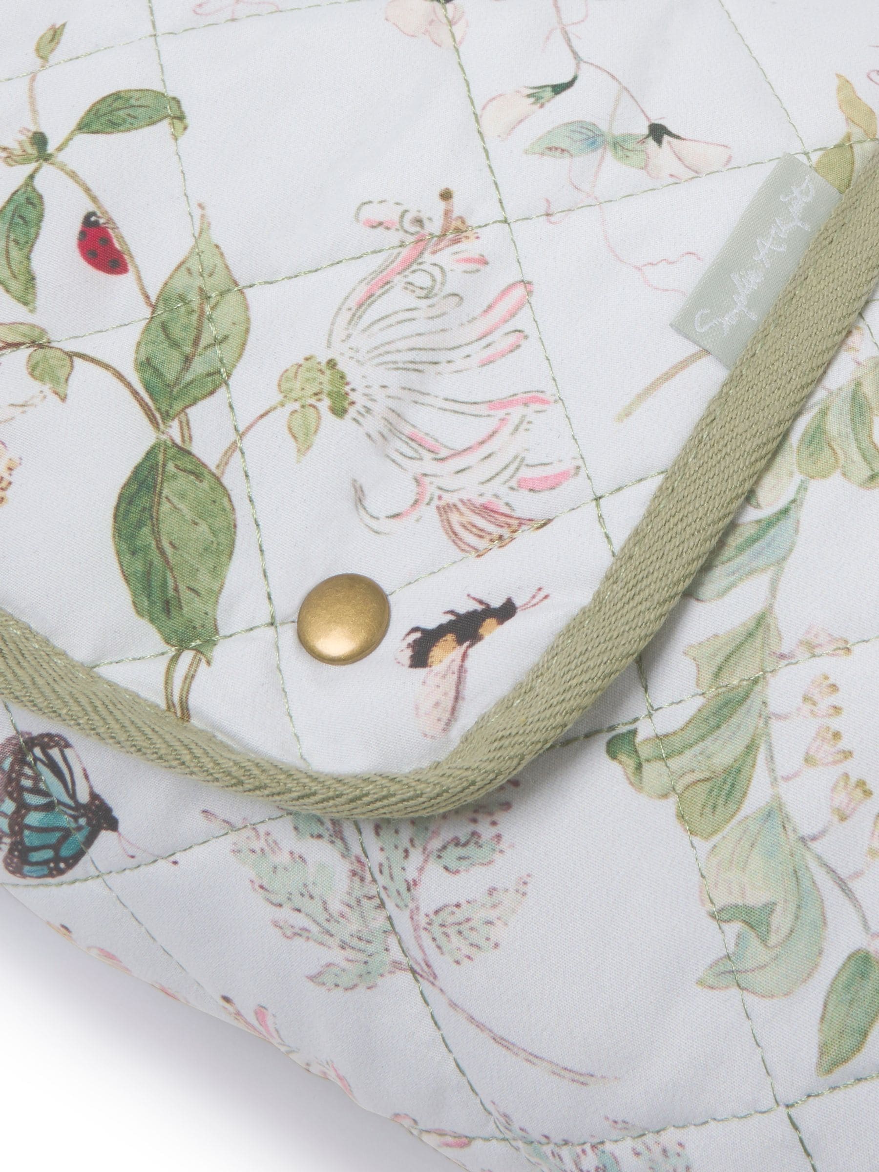 Sophie Allport off white wild floral picnic blanket 200cm x 150cm (British brand)