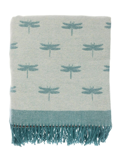 Next Sophie Allport Teal Blue Dragonfly Picnic Blanket- Buy online at McGrocer