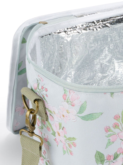 Sophie Allport Off White Blossom Floral Isolierte Picknicktasche