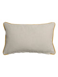 Sophie Allport embroidered bee cushion linen blend 35x55cm, imported from the UK