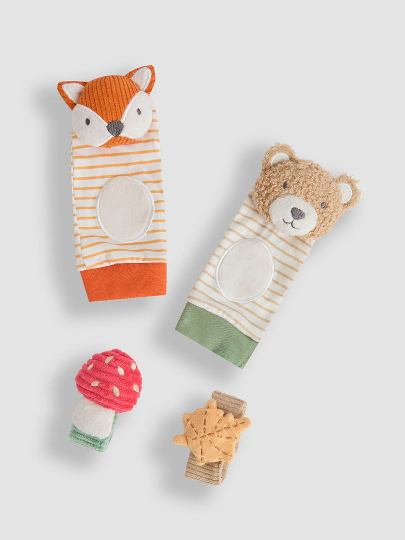 JoJo Maman Bébé Down by the River Wrist and Ankle Rattle Set