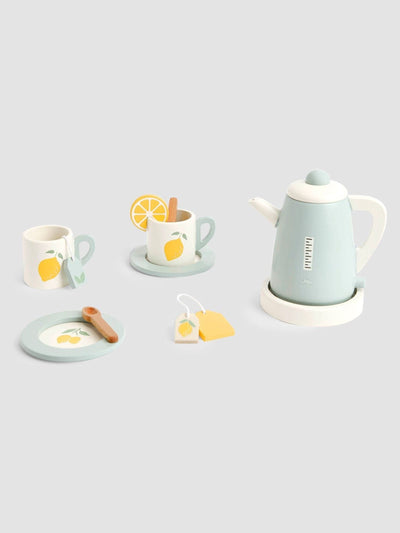 Next JoJo Maman Bébé Kettle And Tea Cups Wooden Play Tea Set- Buy online at McGrocer