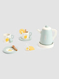JoJo Maman Bébé wooden toy kettle and tea cups - British product