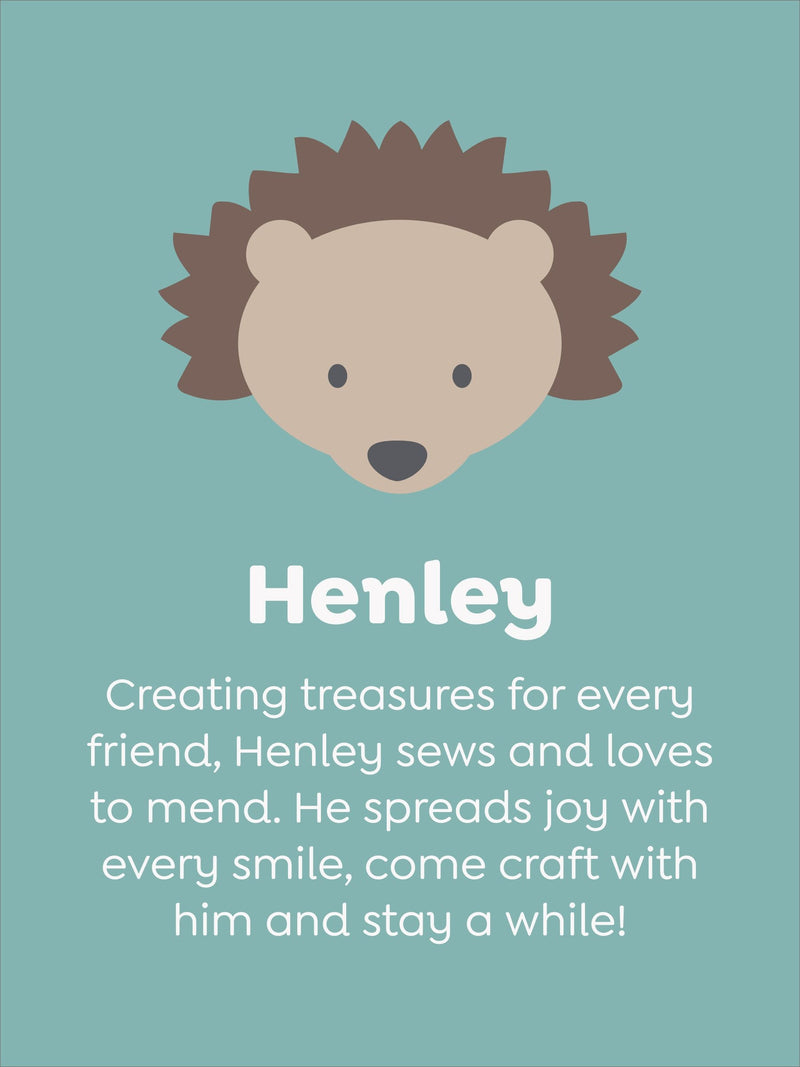 JoJo Maman Bébé Henley Hedgehog soft toy small, imported from the UK