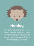 JoJo Maman Bébé Henley Hedgehog soft toy small, imported from the UK