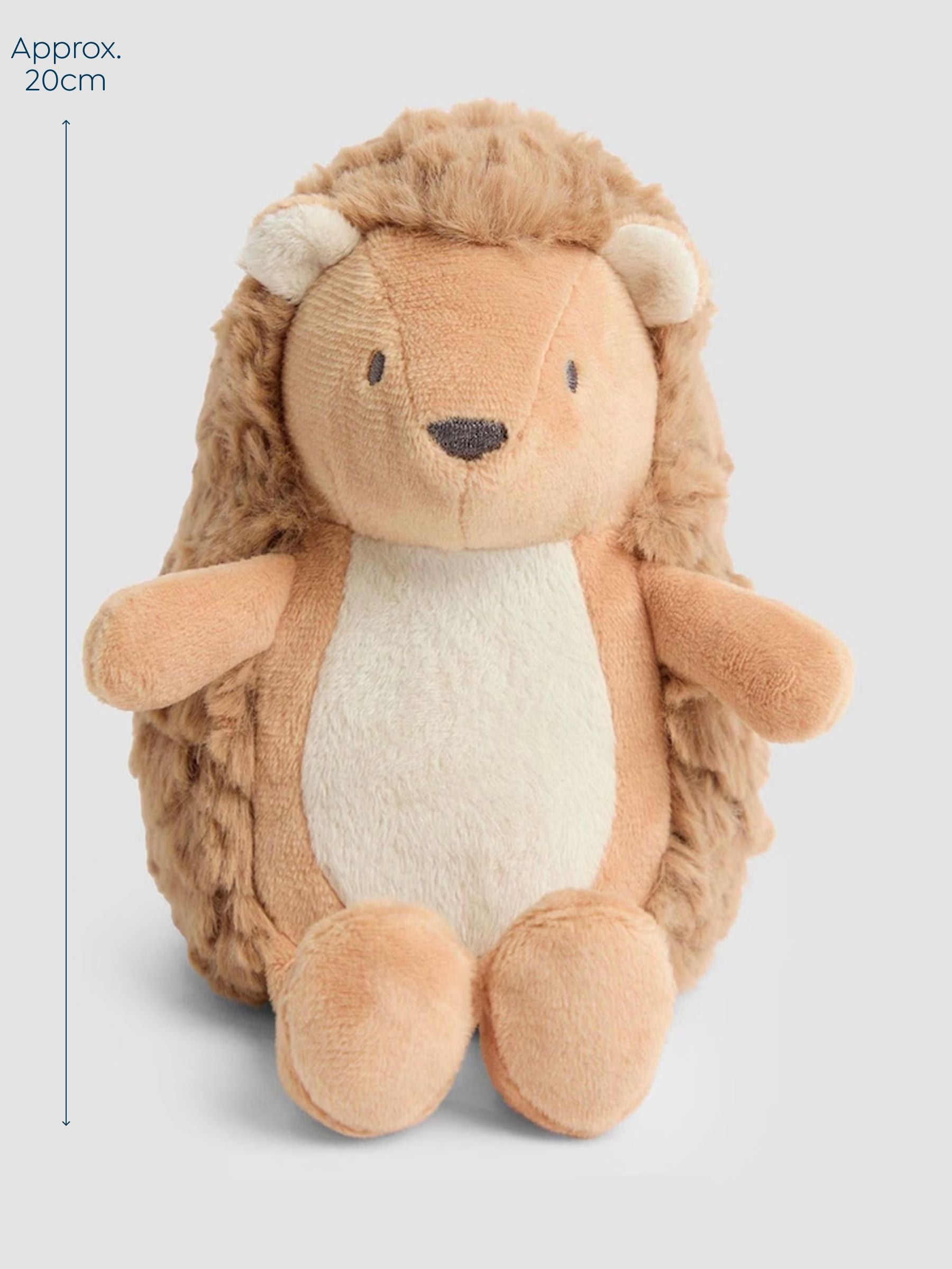 JoJo Maman Bébé Henley Hedgehog soft toy small, imported from the UK