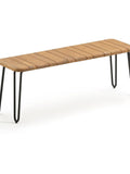 La Redoute Acacia Spritz folding garden bench 120cm, imported from the UK