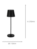 Eglo CABOZO black portable LED outdoor table lamp - British product