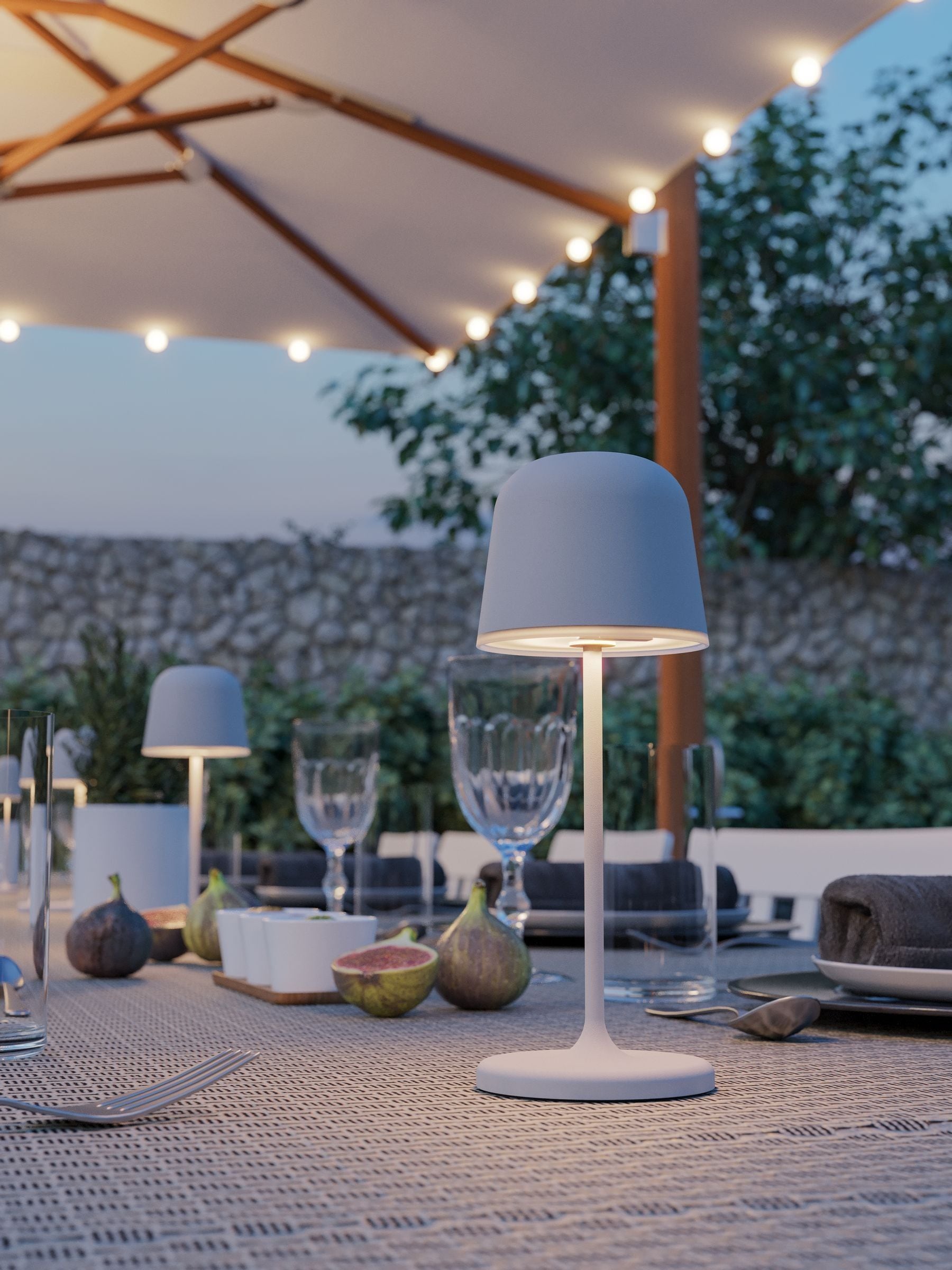 Eglo Grey MANNERA-S Portable LED Table Light