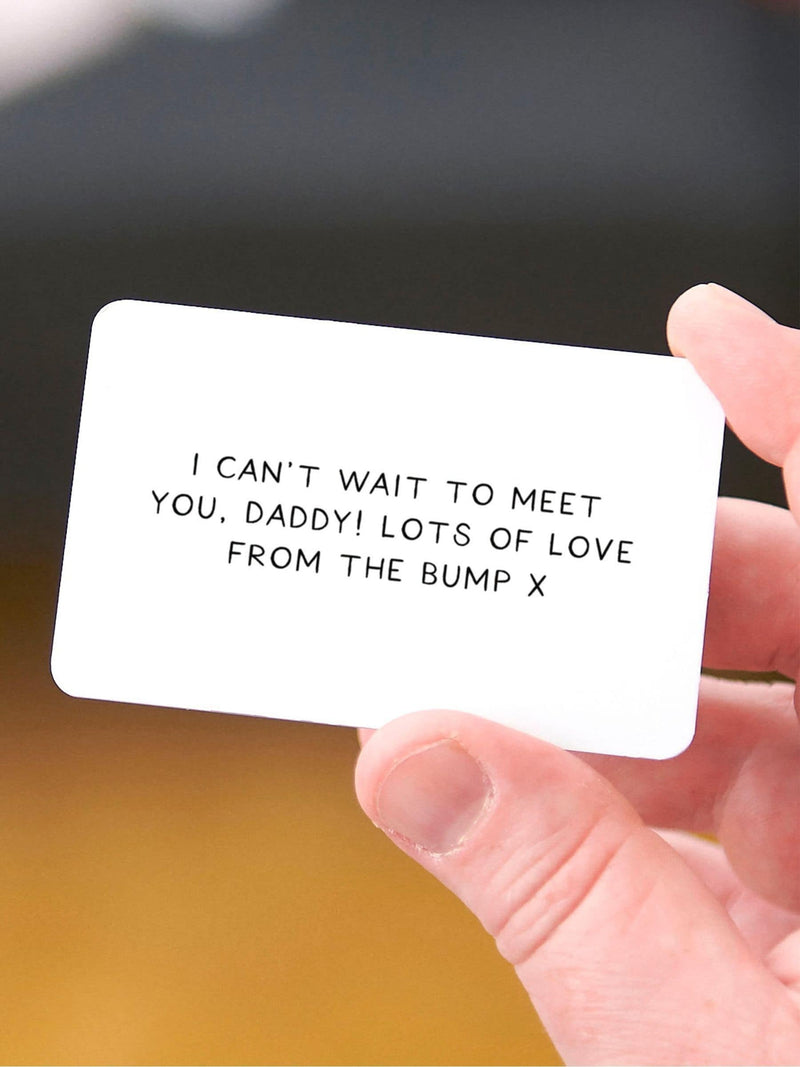 No Ordinary Gift personalised baby scan photo wallet 5.5x8.6cm British product